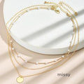 Baileigh Layered Pearl Necklace [S0MJBBPN]