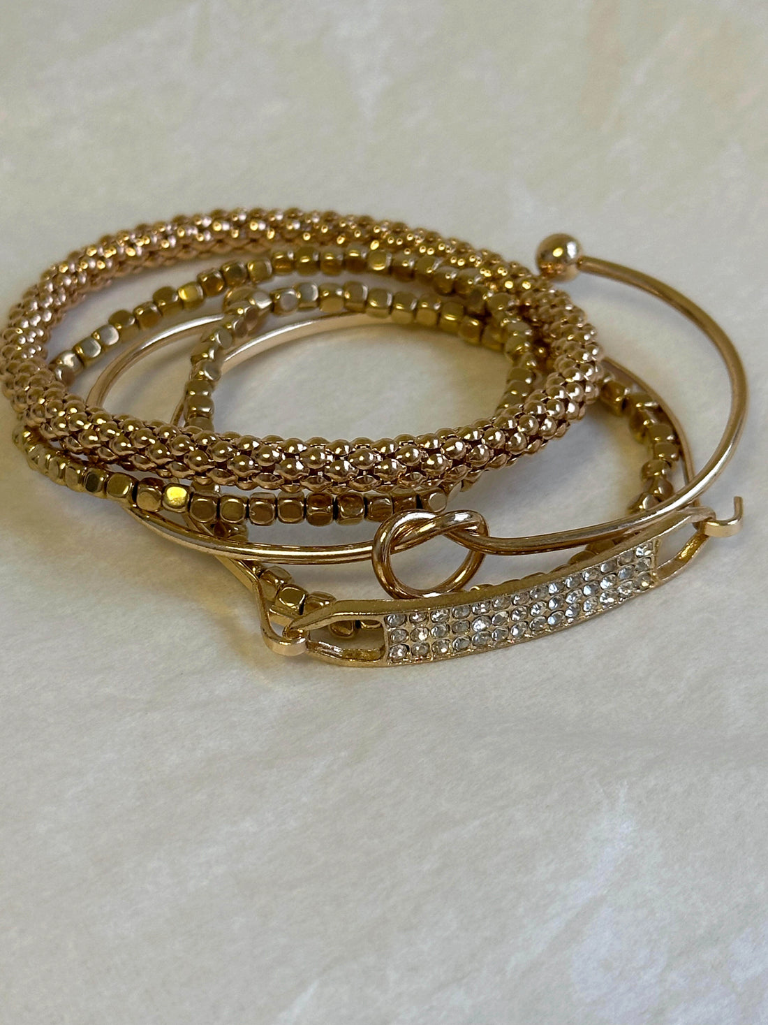 Baroque Pearl and Crystal Bracelet Set [JVPBHFYJ]
