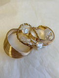 Baroque Pearl and Crystal Bracelet Set [CBFI3TST]