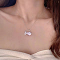 Baroque Pearl Fish Pendant Necklace [YP02B5XC]