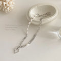 Baroque Pearl Heart Pendant Necklace [PEVLEKP7]