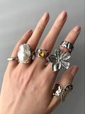 Baroque Pearl Ring Set [F72IN5WP]