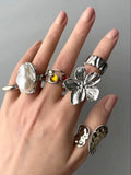 Baroque Pearl Ring Set [YXE7XEG2]