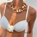Bayley Sculpted Petal Necklace