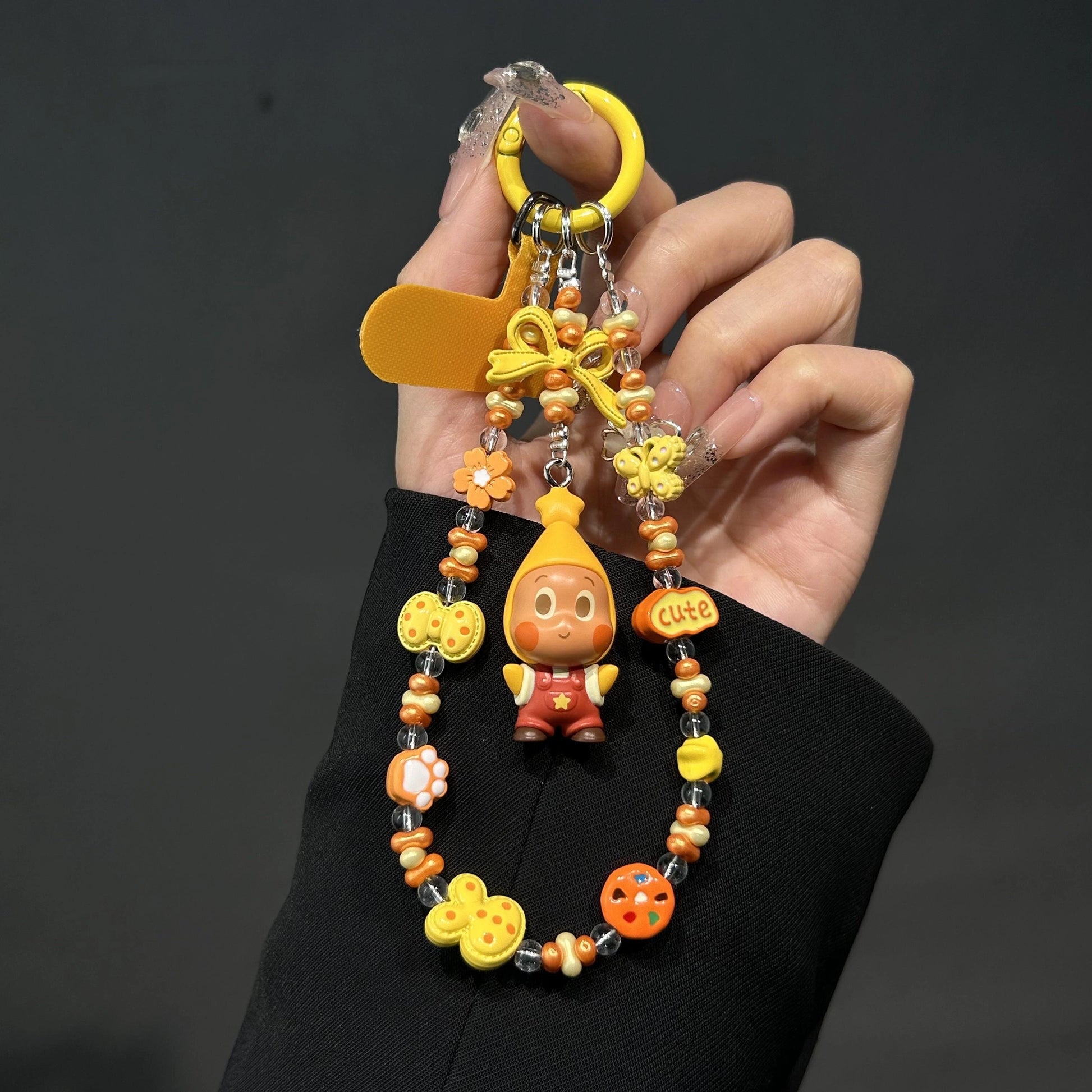Beaded Angel Phone Charm [6IZYO3MZ]