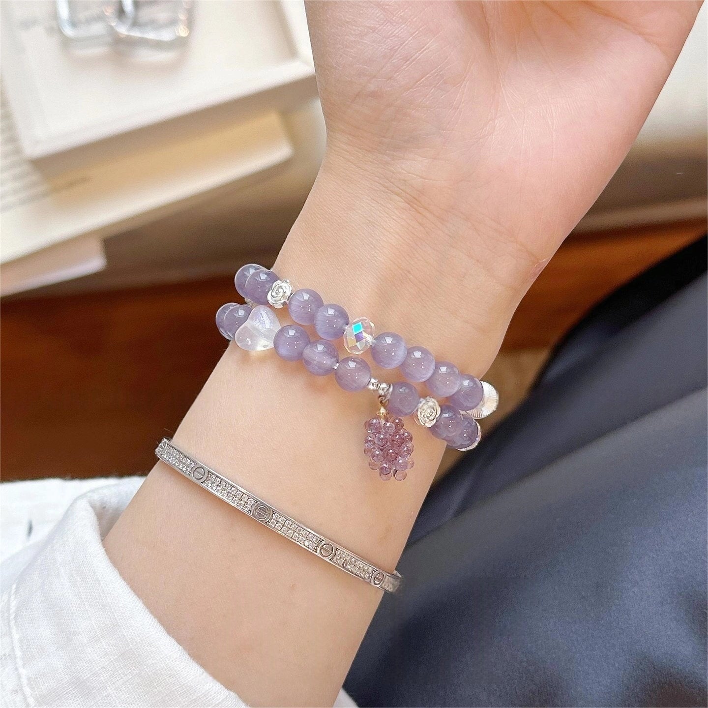 Beaded Apple Watch Strap [SFWNU70I]