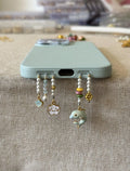 Beaded Dolphin Phone Charm [NDUPU1L2]