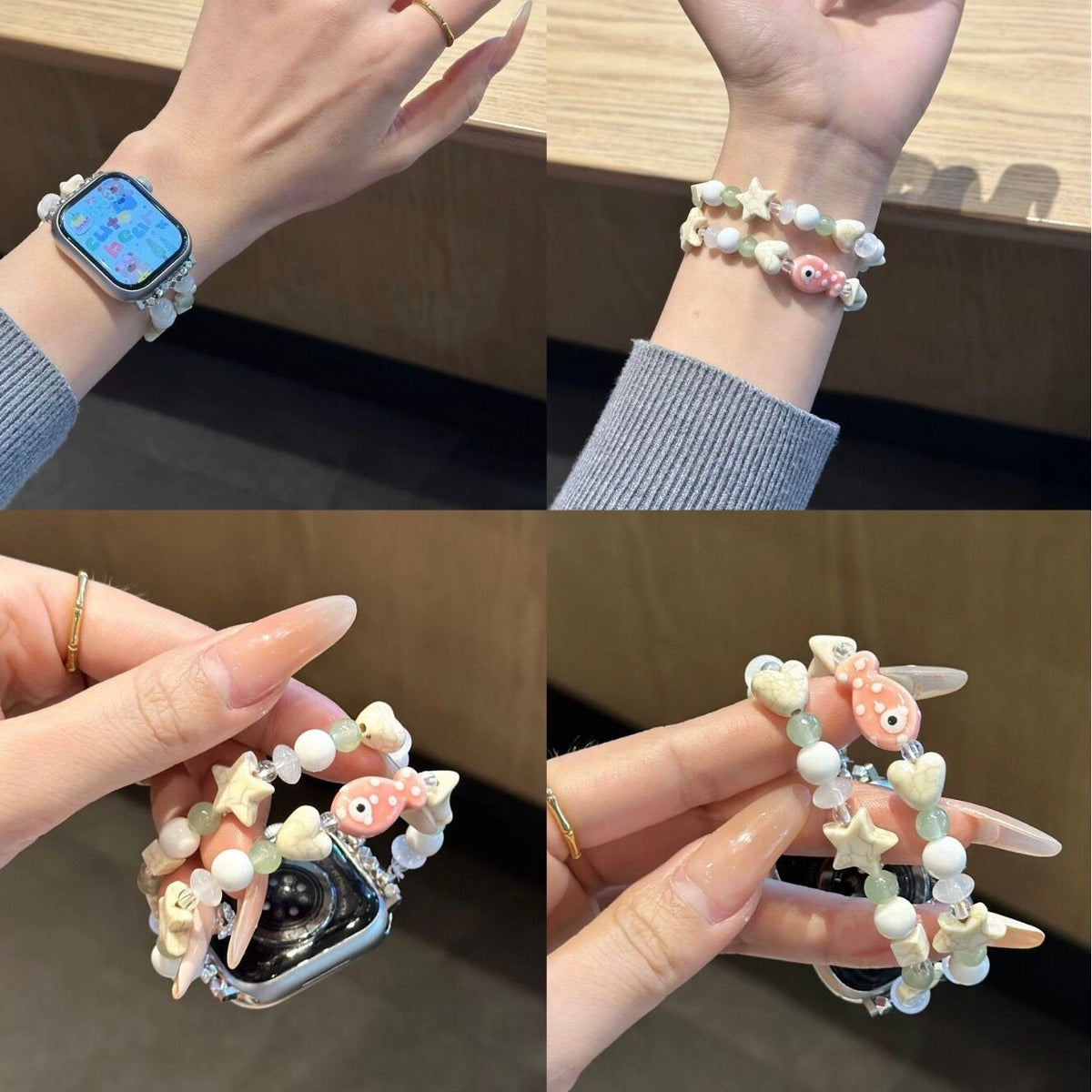 Beaded Fish Apple Watch Strap [IPQ7OQ1N]
