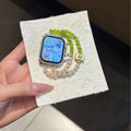 Beaded Natural Stone Apple Watch Strap [20VQDQMW]