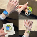 Beaded Natural Stone Apple Watch Strap [7YTICWJP]