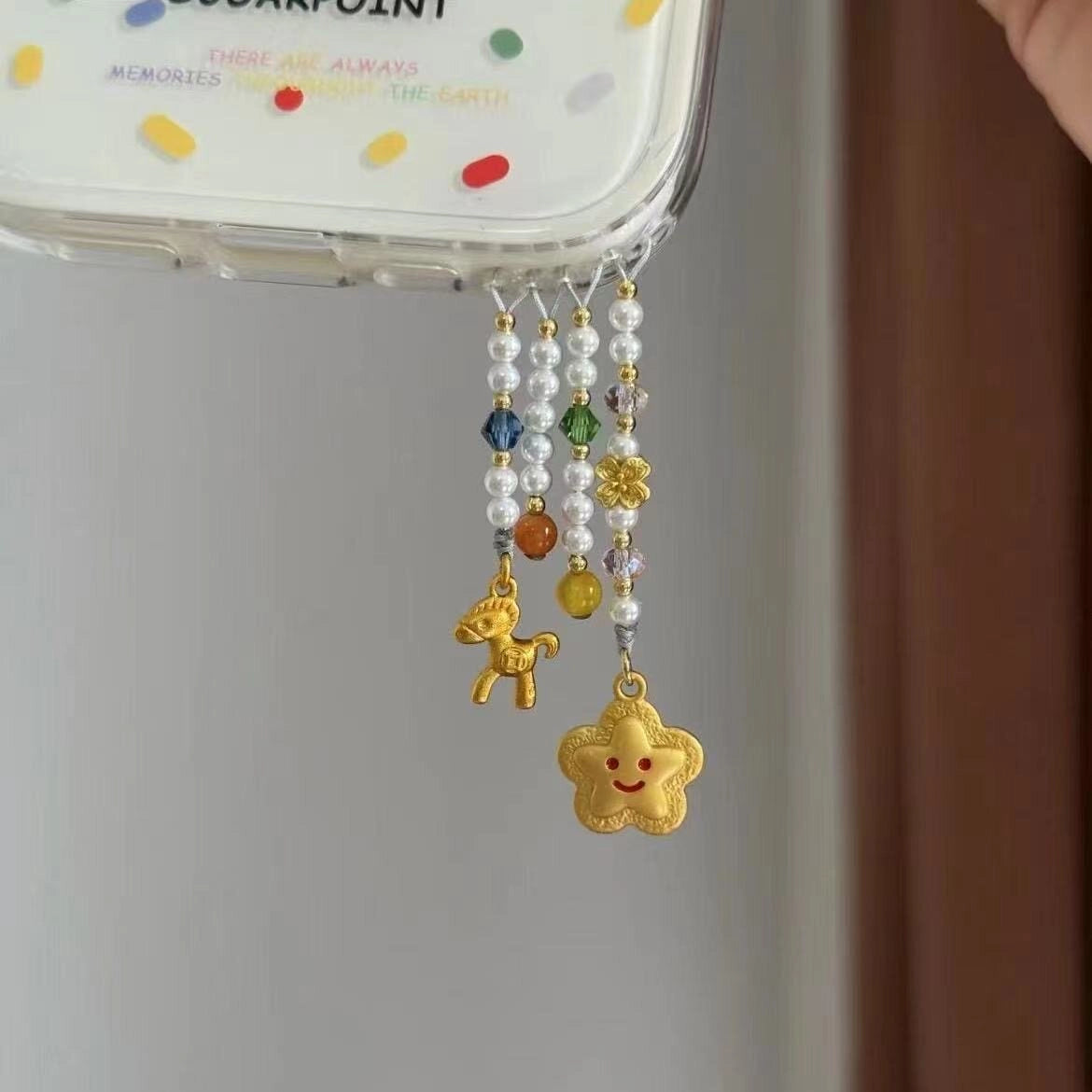 Beaded Phone Charm Lanyard [QVZYBEJM]