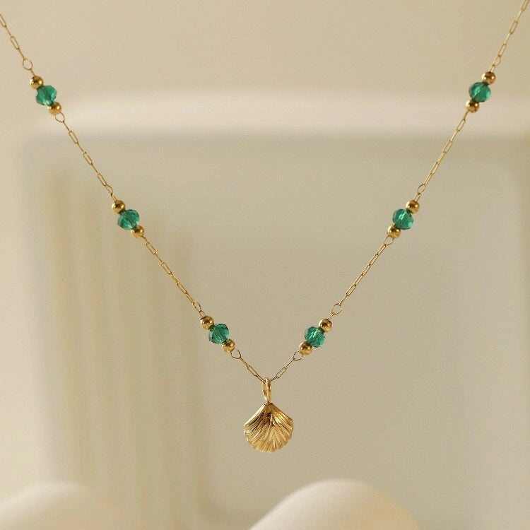 Beaded Shell Anklet [PDJ331MG]