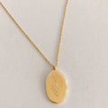 Birth Flower Pendant Necklace [YOH3CPTI]