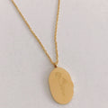 Birth Flower Pendant Necklace [Q3M8GDTA]