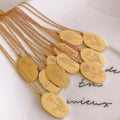 Birth Flower Pendant Necklace [EXHGVXEH]