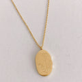 Birth Flower Pendant Necklace [MF0P5PAL]
