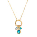 Birthstone Pendant Chain Necklace [7D1MW7W8]