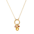 Birthstone Pendant Chain Necklace [5U2PHSVX]