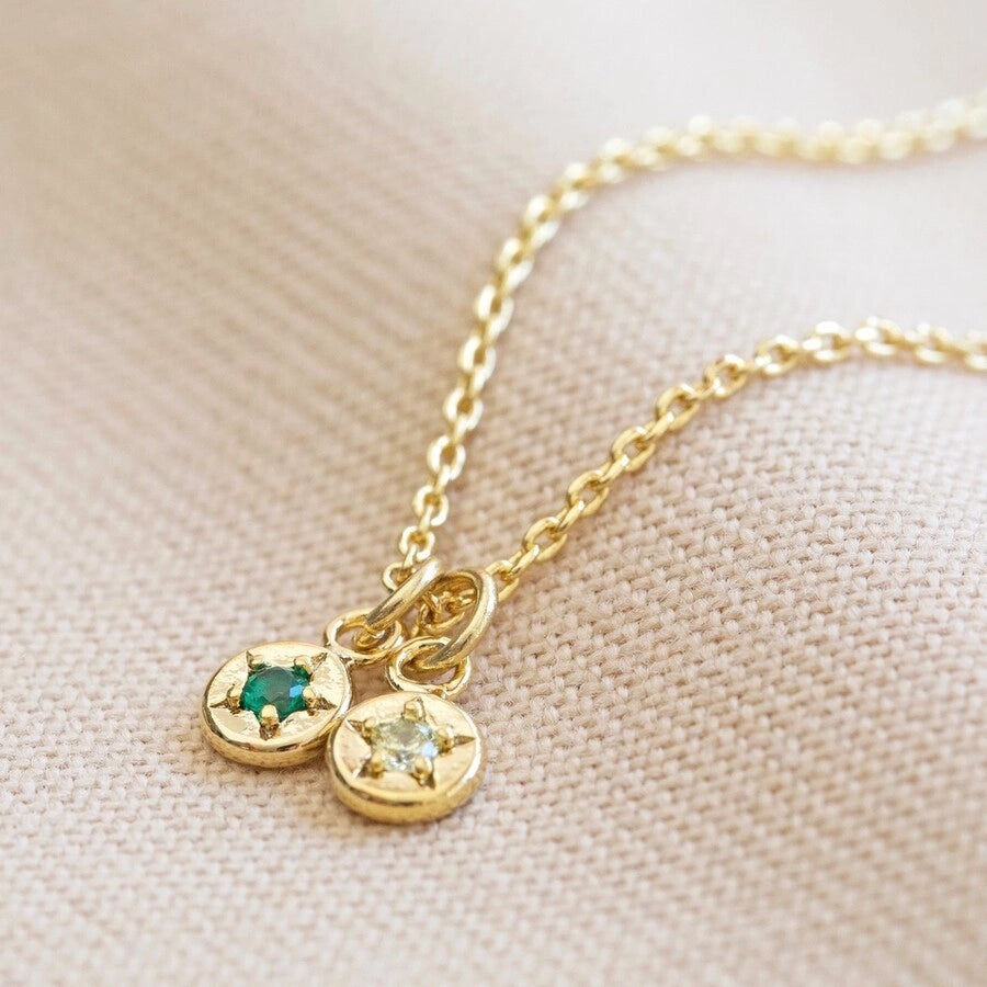 Birthstone Pendant Necklace [12ZE8HKB]