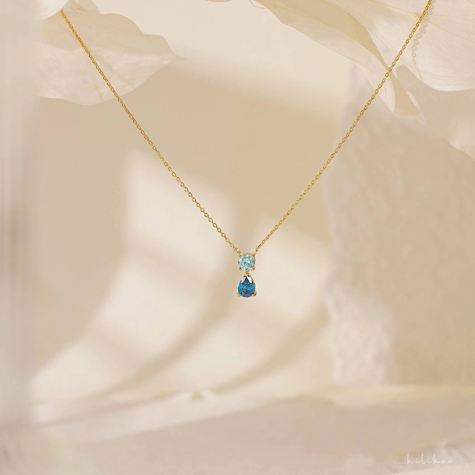 Birthstone Pendant Necklace [J74IM4RK]