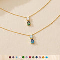 Birthstone Pendant Necklace [WTMKJYKI]