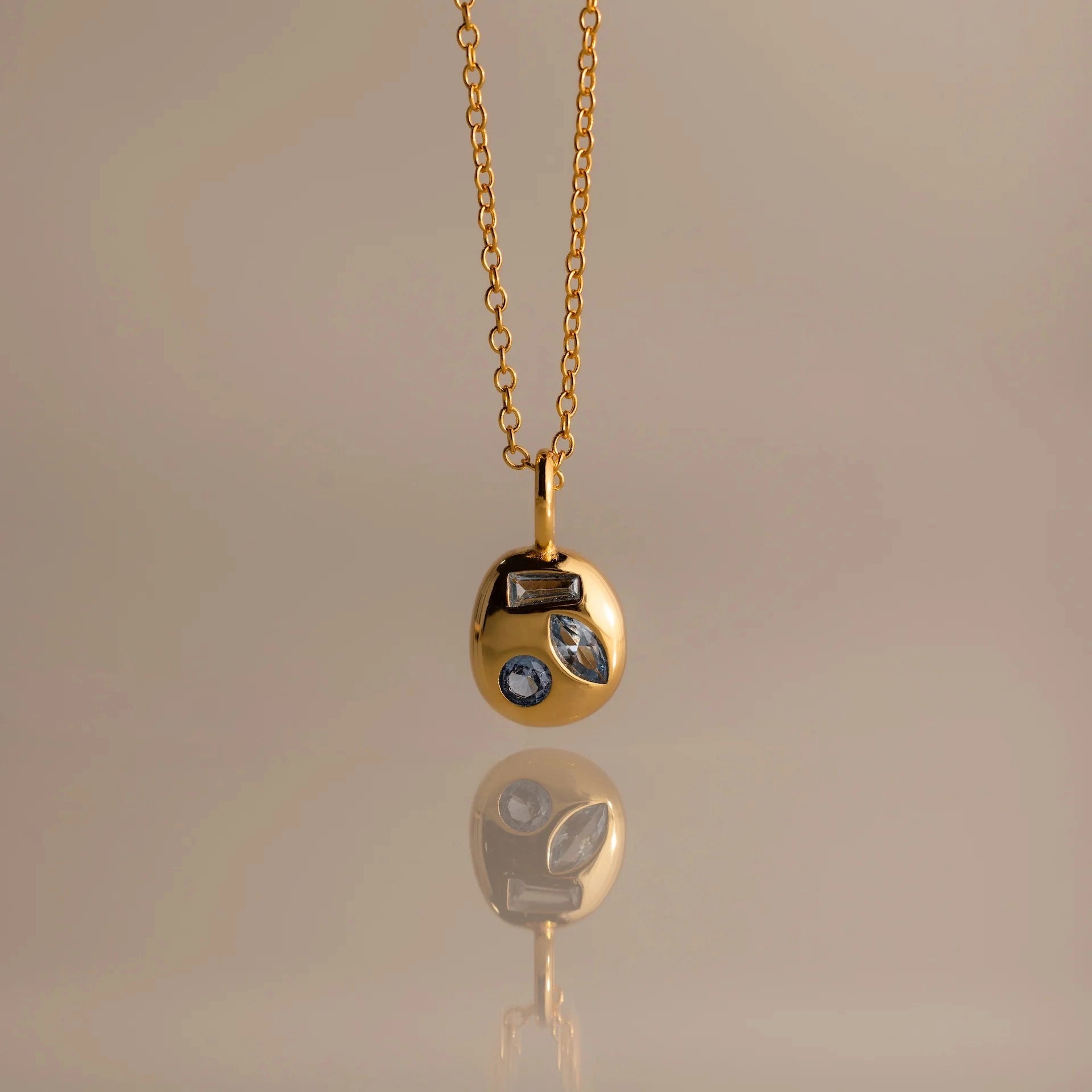 Birthstone Pendant Necklace [5FKQ0L9P]