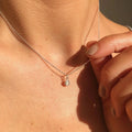 Birthstone Pendant Necklace [260XT8MR]
