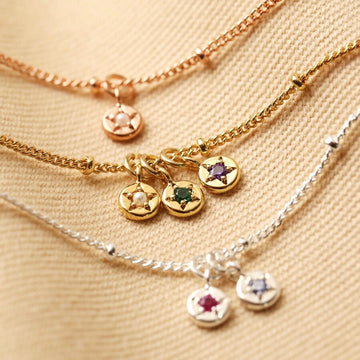 Birthstone Pendant Necklace [7YS7TS3B]