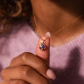 Birthstone Pendant Necklace [MNOJSQ91]