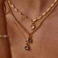 Birthstone Pendant Necklace [3NNX5SIC]
