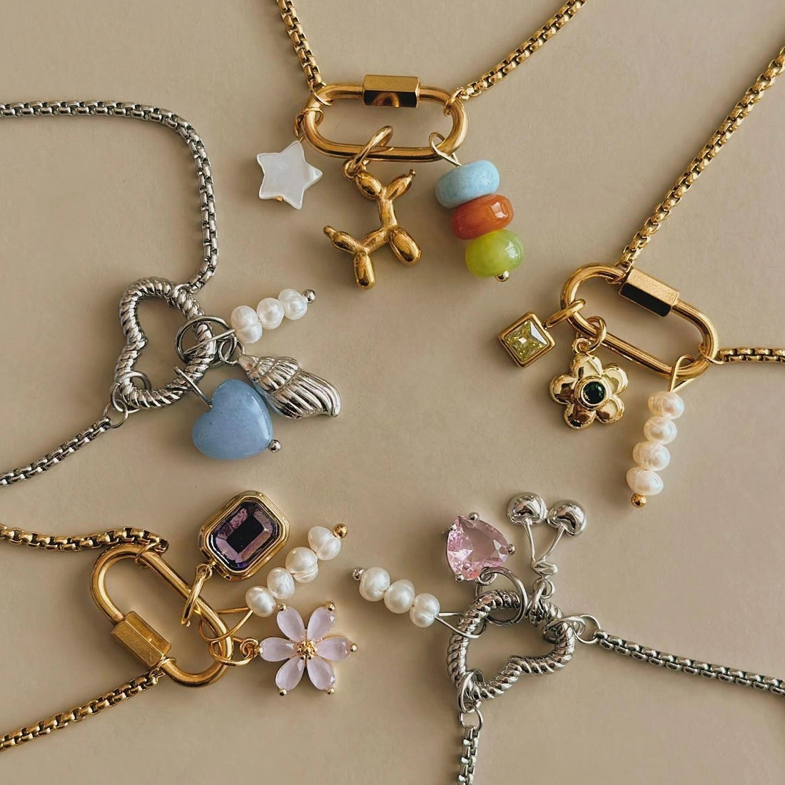 Birthstone Pendant Necklace [QTRT02X5]