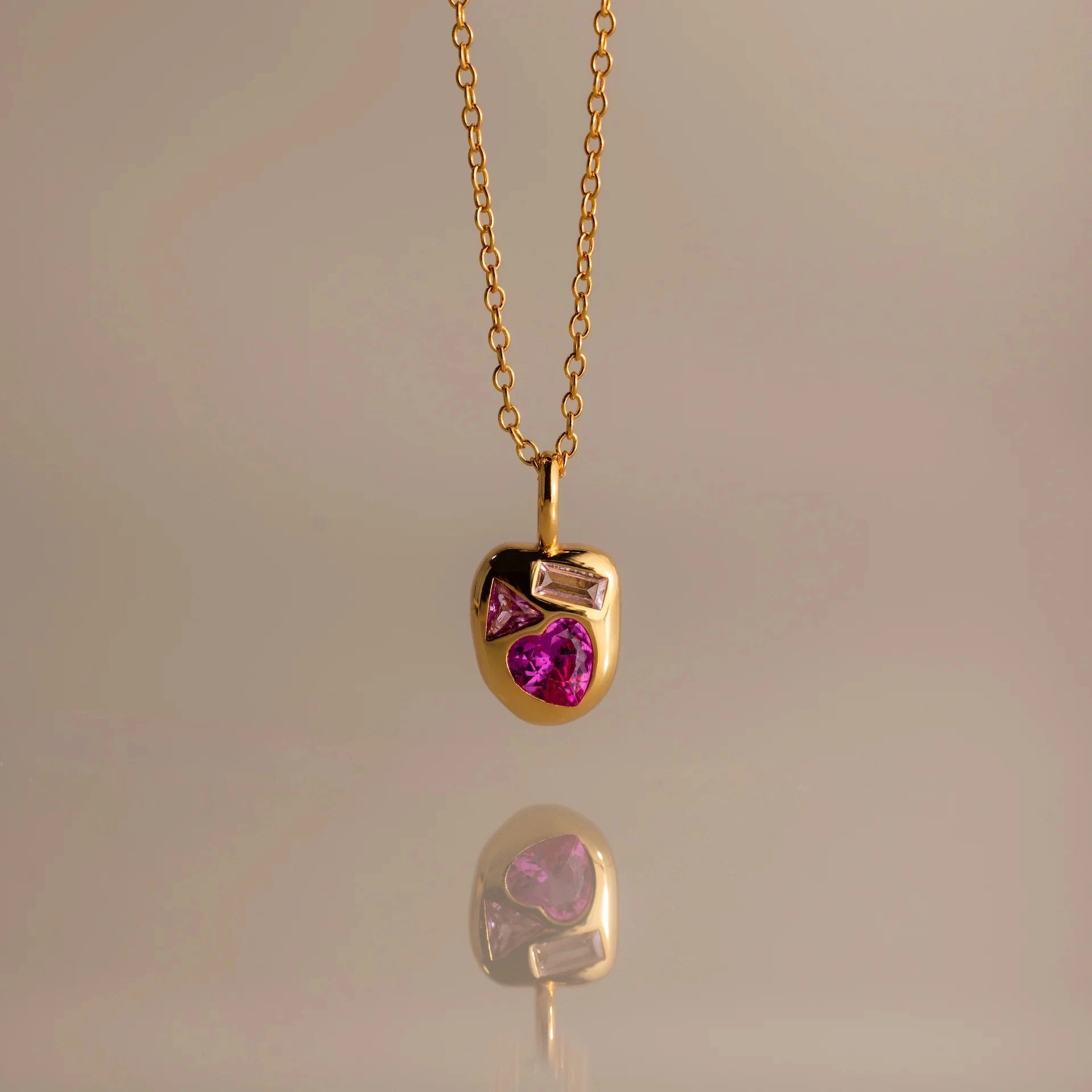 Birthstone Pendant Necklace [KK4UCVF9]