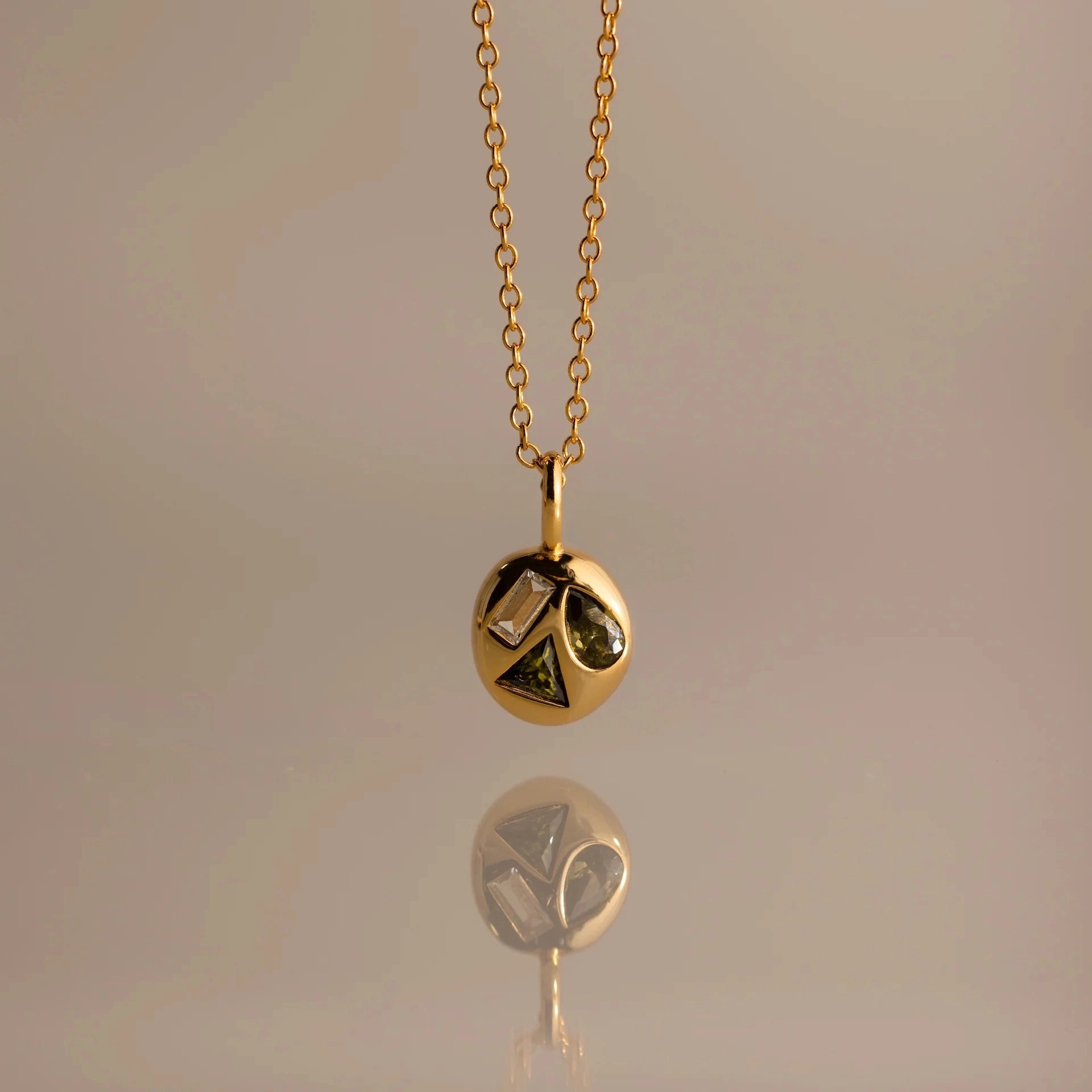 Birthstone Pendant Necklace [8M2Q33PL]