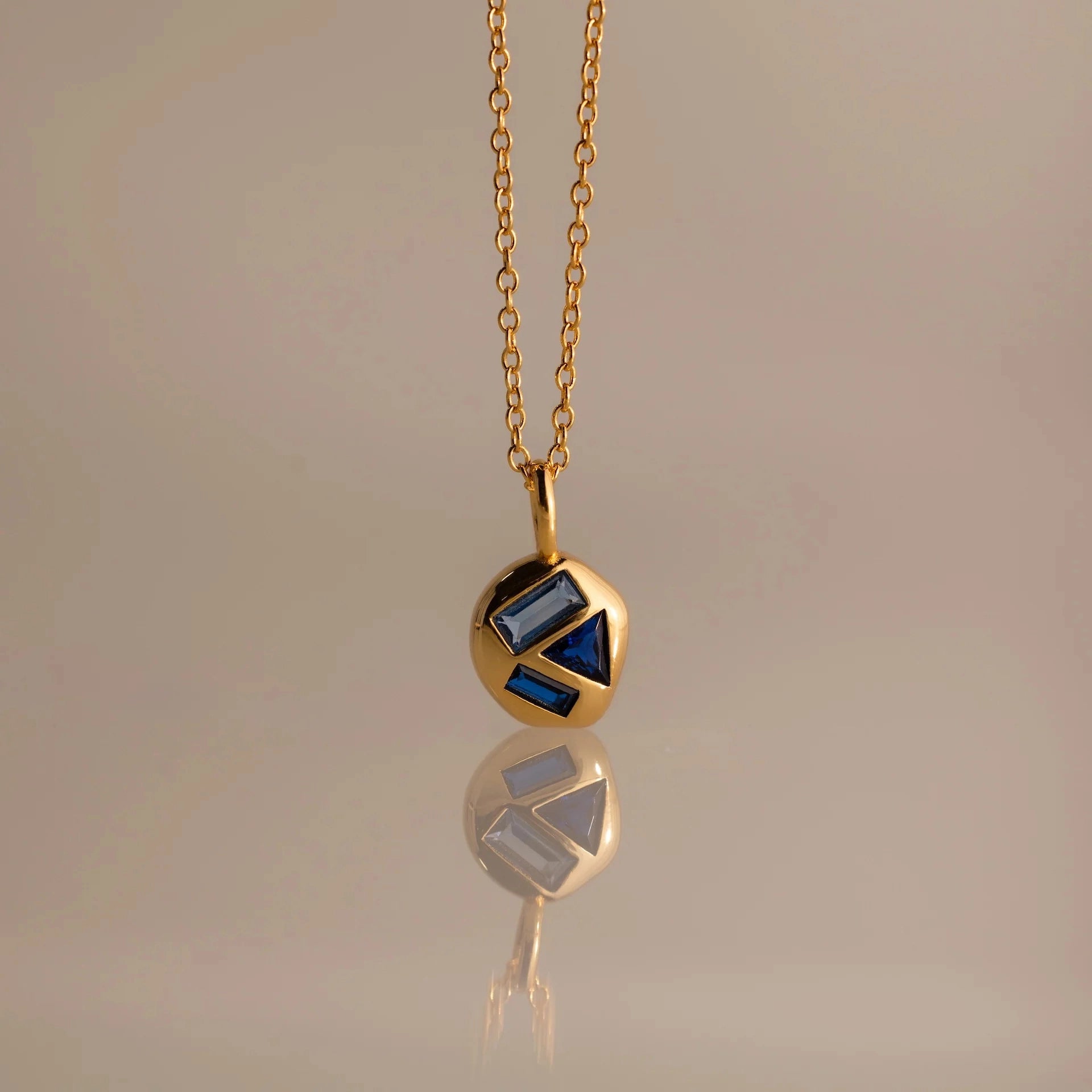 Birthstone Pendant Necklace [U3A1PFBA]