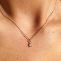 Birthstone Pendant Necklace [QSR2DNC3]