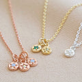 Birthstone Pendant Necklace [U90OL6KK]