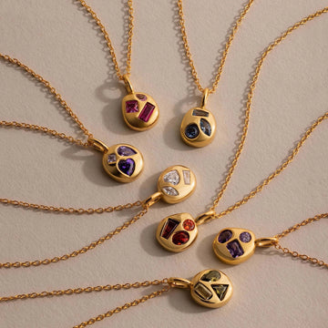 Birthstone Pendant Necklace [WB06XL5K]