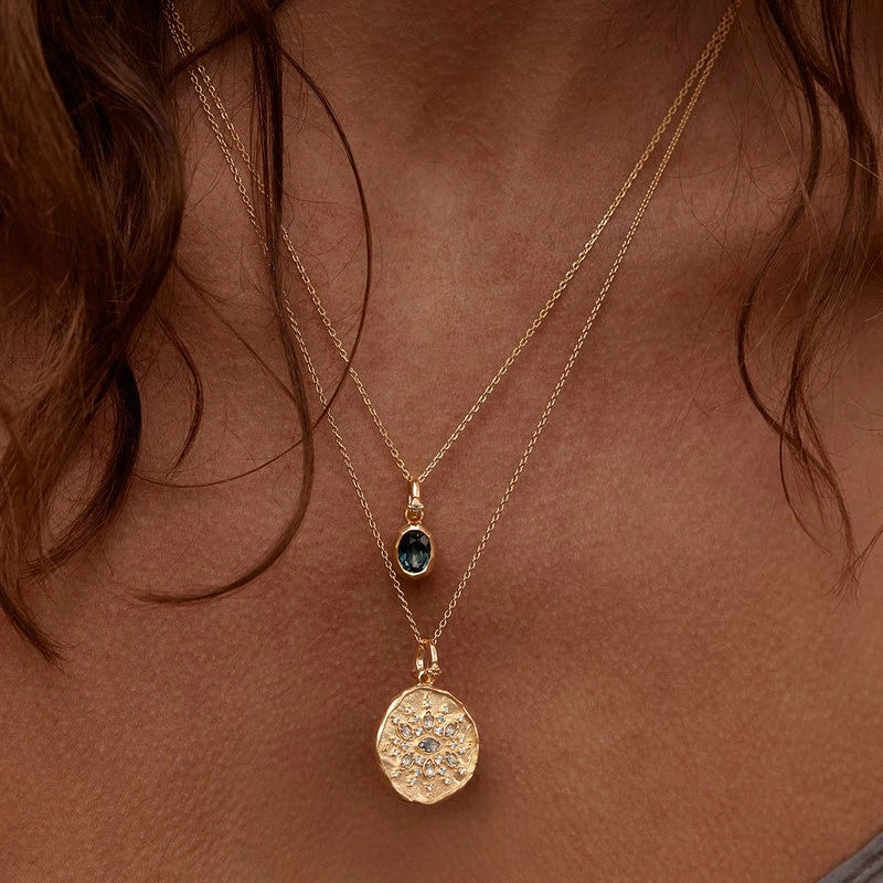 Birthstone Pendant Necklace [RM1ETR8S]