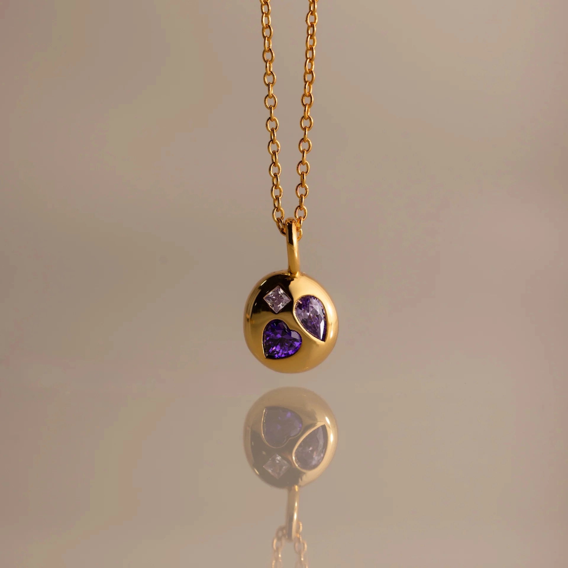 Birthstone Pendant Necklace [TLETXSKU]