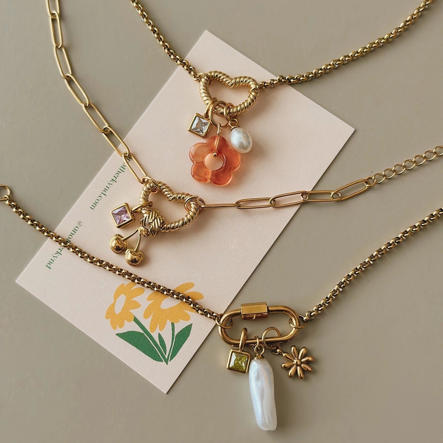 Birthstone Pendant Necklace [L2H9QHKJ]