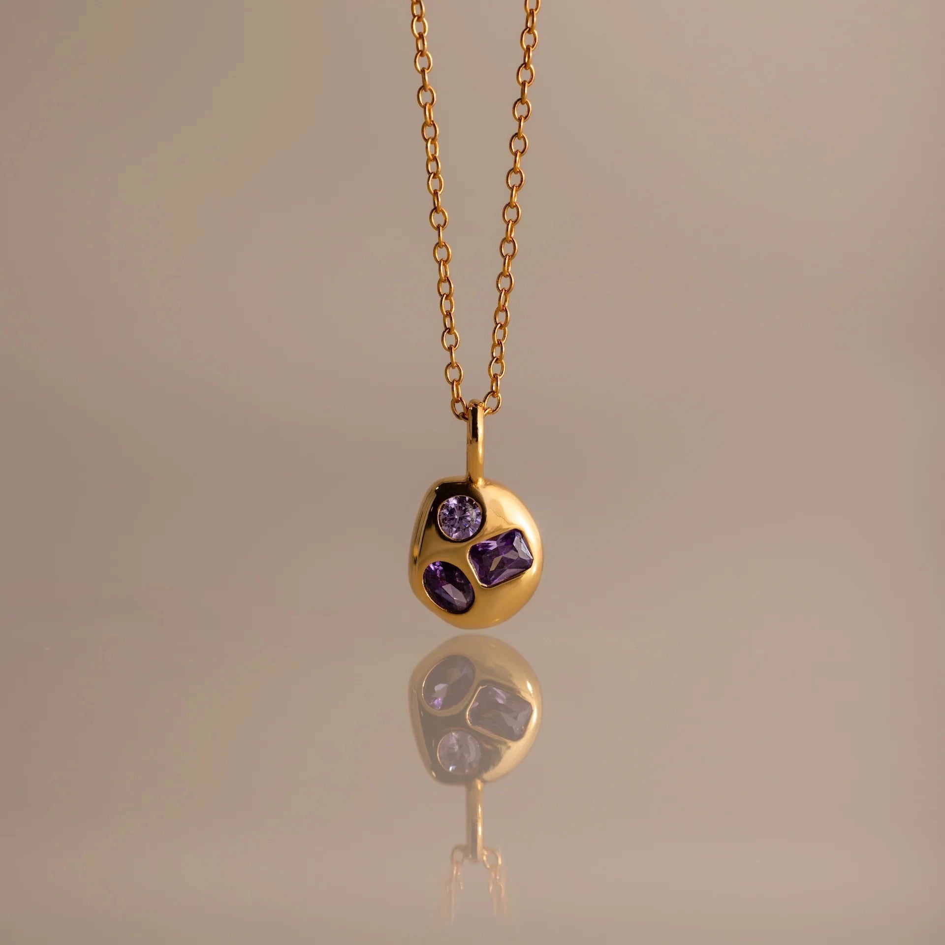 Birthstone Pendant Necklace [HYEPAN2T]