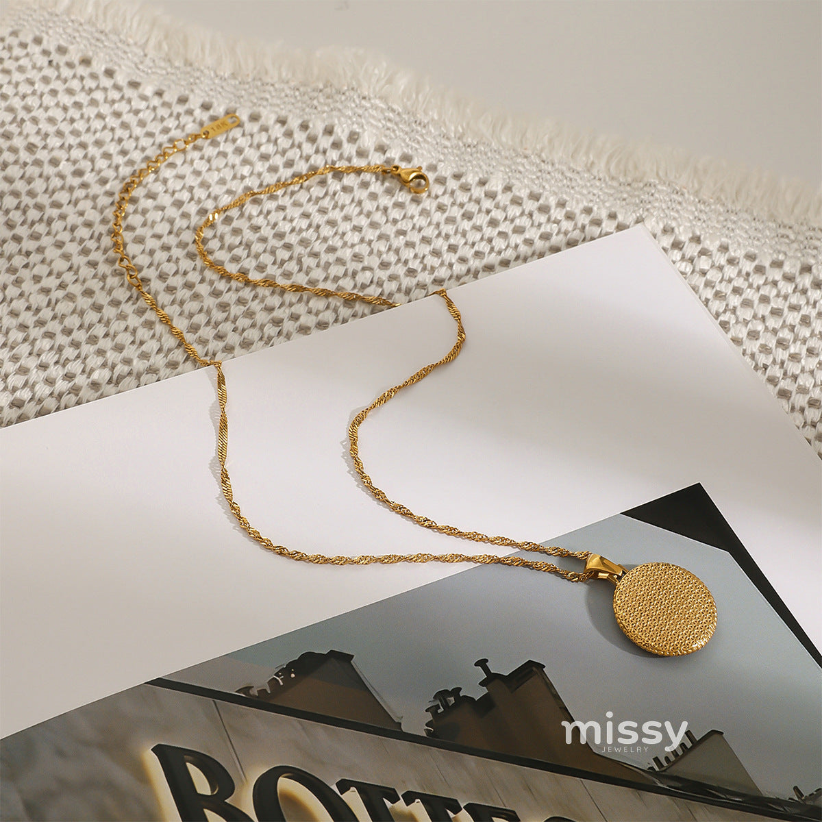 Blessin Delicate Star Necklace [IFW227KH]