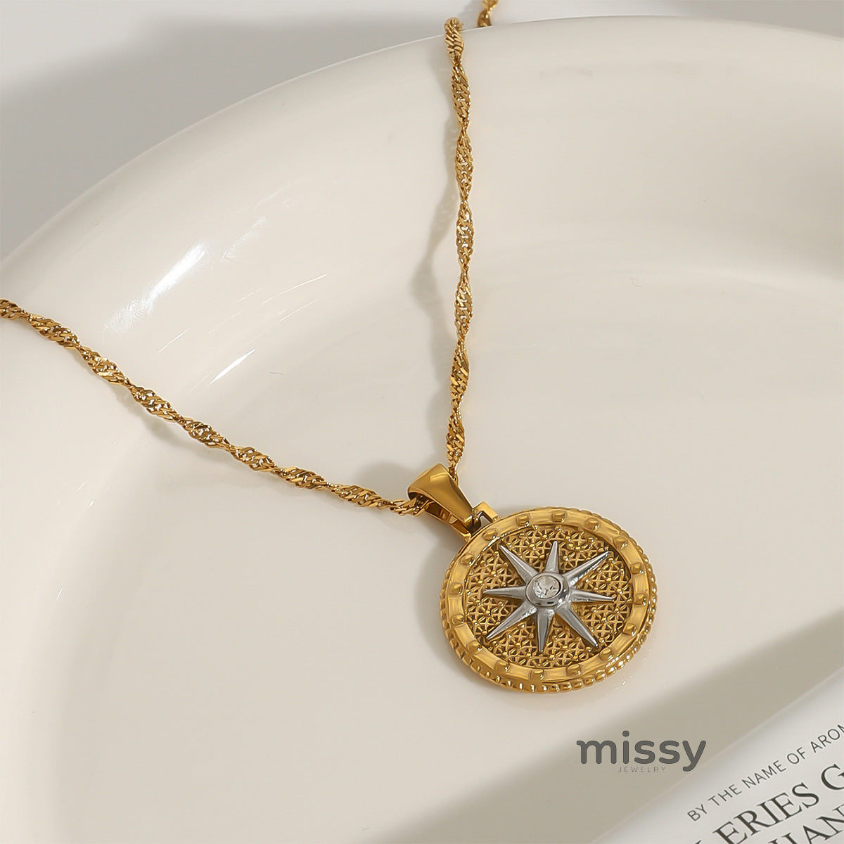 Blessin Delicate Star Necklace [2NIRH4WX]