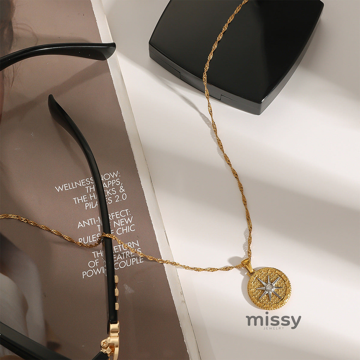 Blessin Delicate Star Necklace [UN77LX9D]