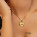 Blessin Delicate Star Necklace [O04V7DI5]