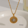 Blessin Delicate Star Necklace [D8RR2C2O]