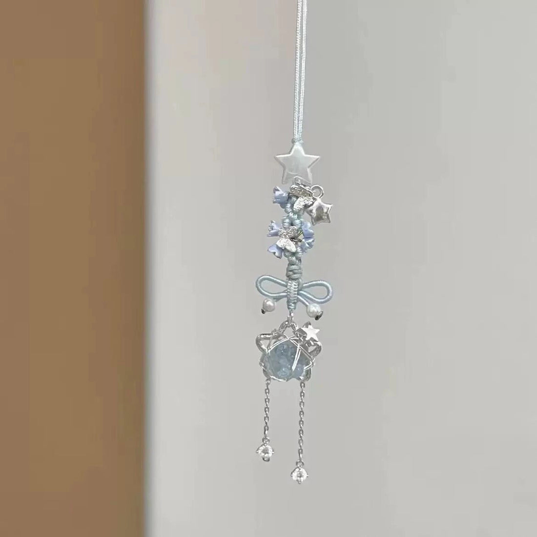 Blue Star Braided Rope Charm [61L2KVM2]