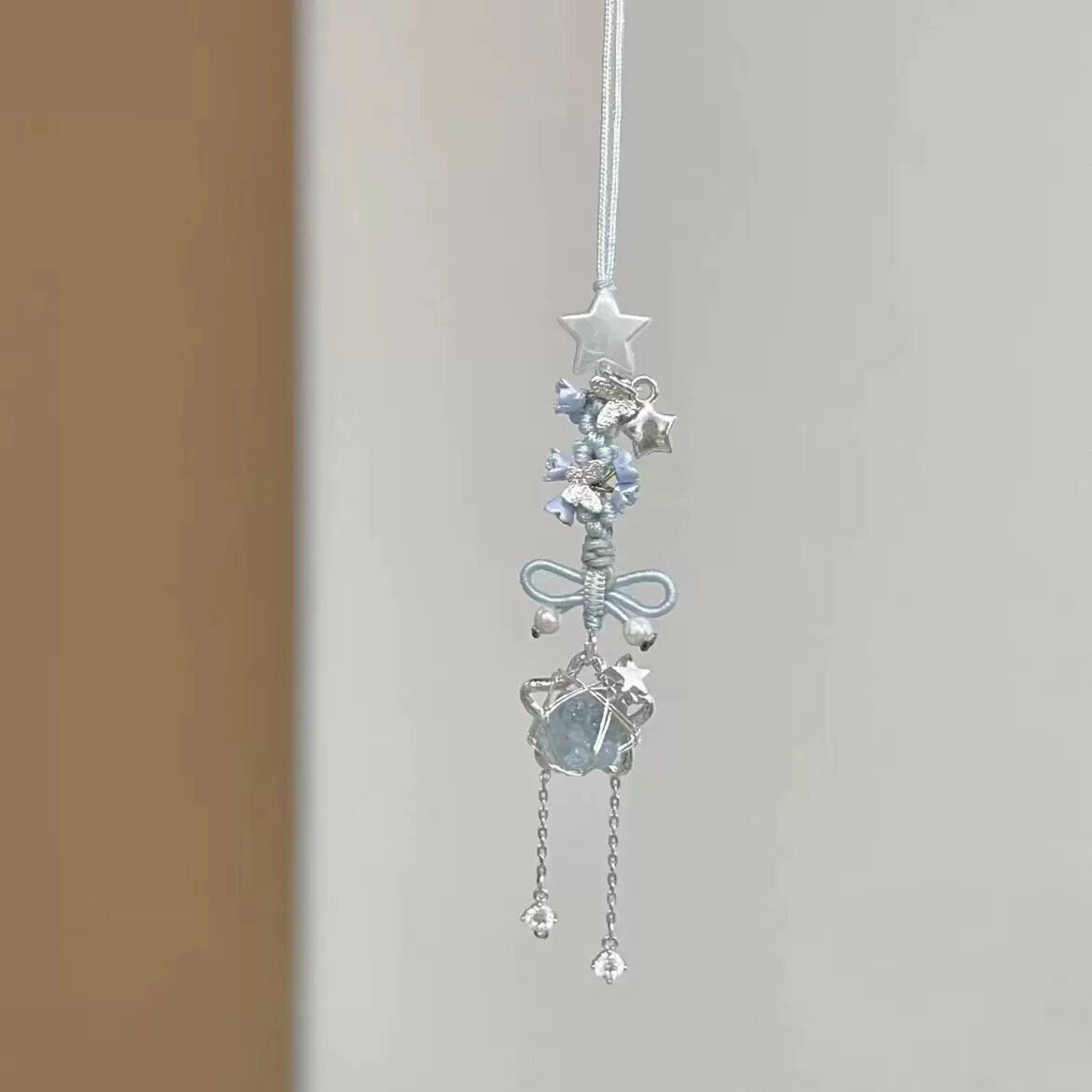 Blue Star Braided Rope Charm [DN4B75GH]