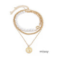 Brayla Layered Cameo Necklace [MWHZ7JJF]