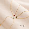 Bree Dainty Birthstone Necklace [W6R0ANJX]